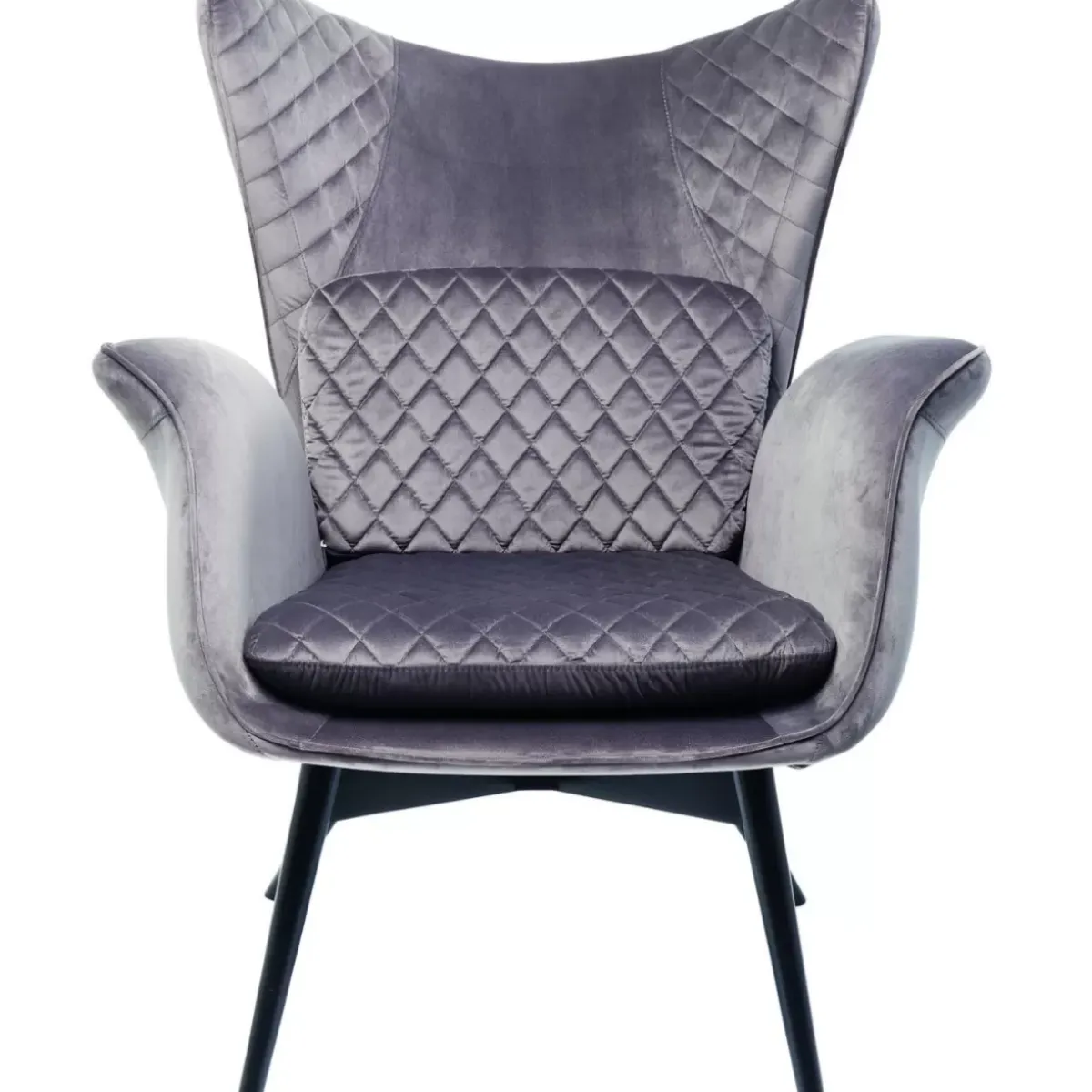 Clearance Sessel Tudor Velvet Silbergrau Sessel