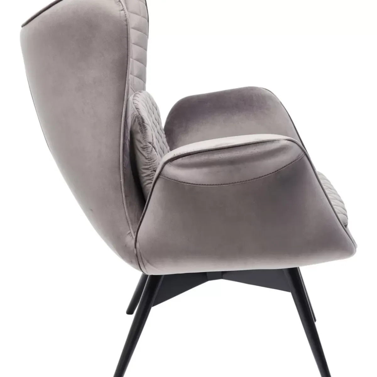 Clearance Sessel Tudor Velvet Silbergrau Sessel