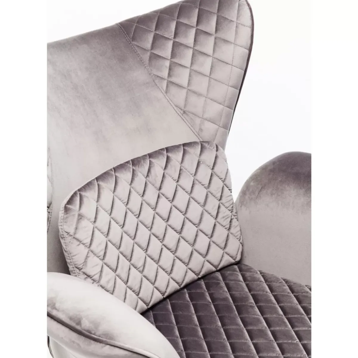 Clearance Sessel Tudor Velvet Silbergrau Sessel