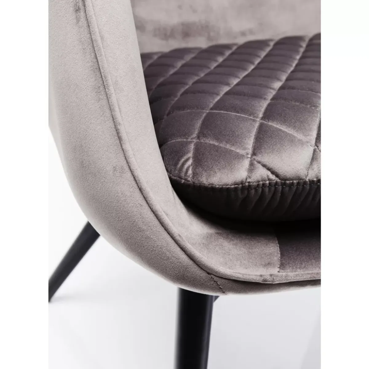 Clearance Sessel Tudor Velvet Silbergrau Sessel