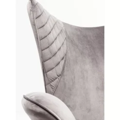 Clearance Sessel Tudor Velvet Silbergrau Sessel