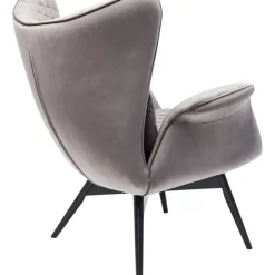 Clearance Sessel Tudor Velvet Silbergrau Sessel