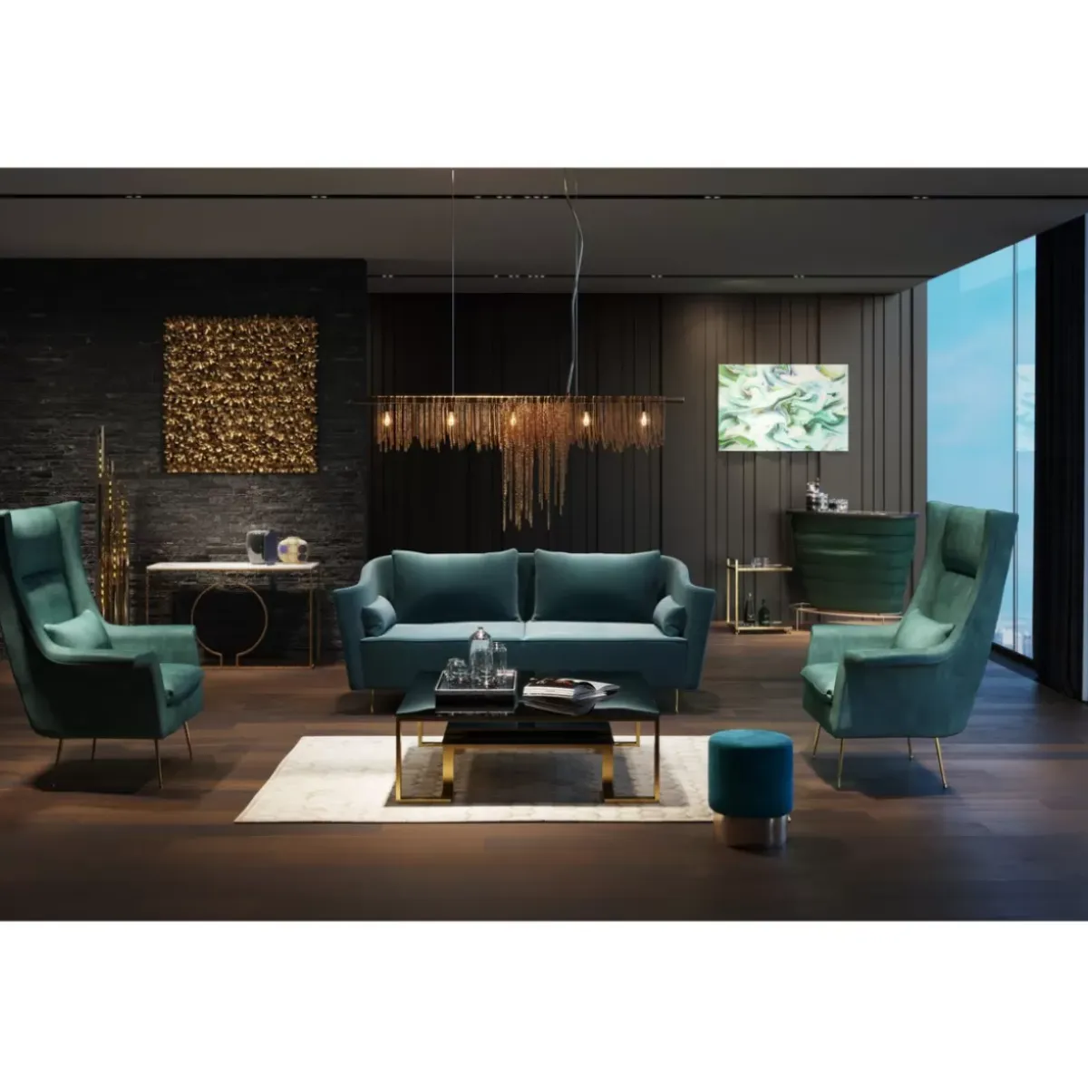 Sale Sessel Vegas Forever Petrol Sessel