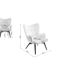 Online Sessel Vicky Loco Taupe Sessel