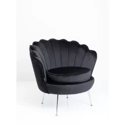 Online Sessel Water Lily Chrom Schwarz Sessel