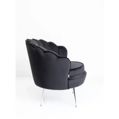 Online Sessel Water Lily Chrom Schwarz Sessel