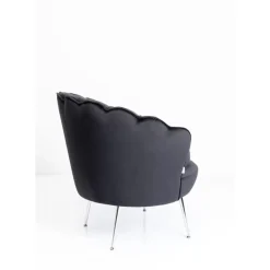 Online Sessel Water Lily Chrom Schwarz Sessel