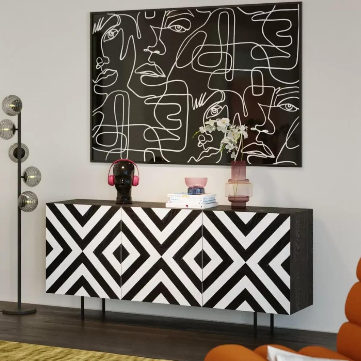 Sideboard Arctic 160X75Cm Kommoden & Sideboards