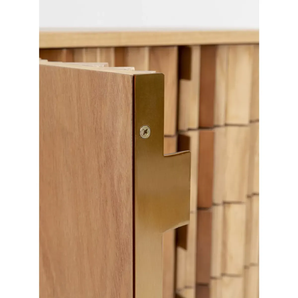 Sideboard Concertina Natur 186X74Cm Kommoden & Sideboards