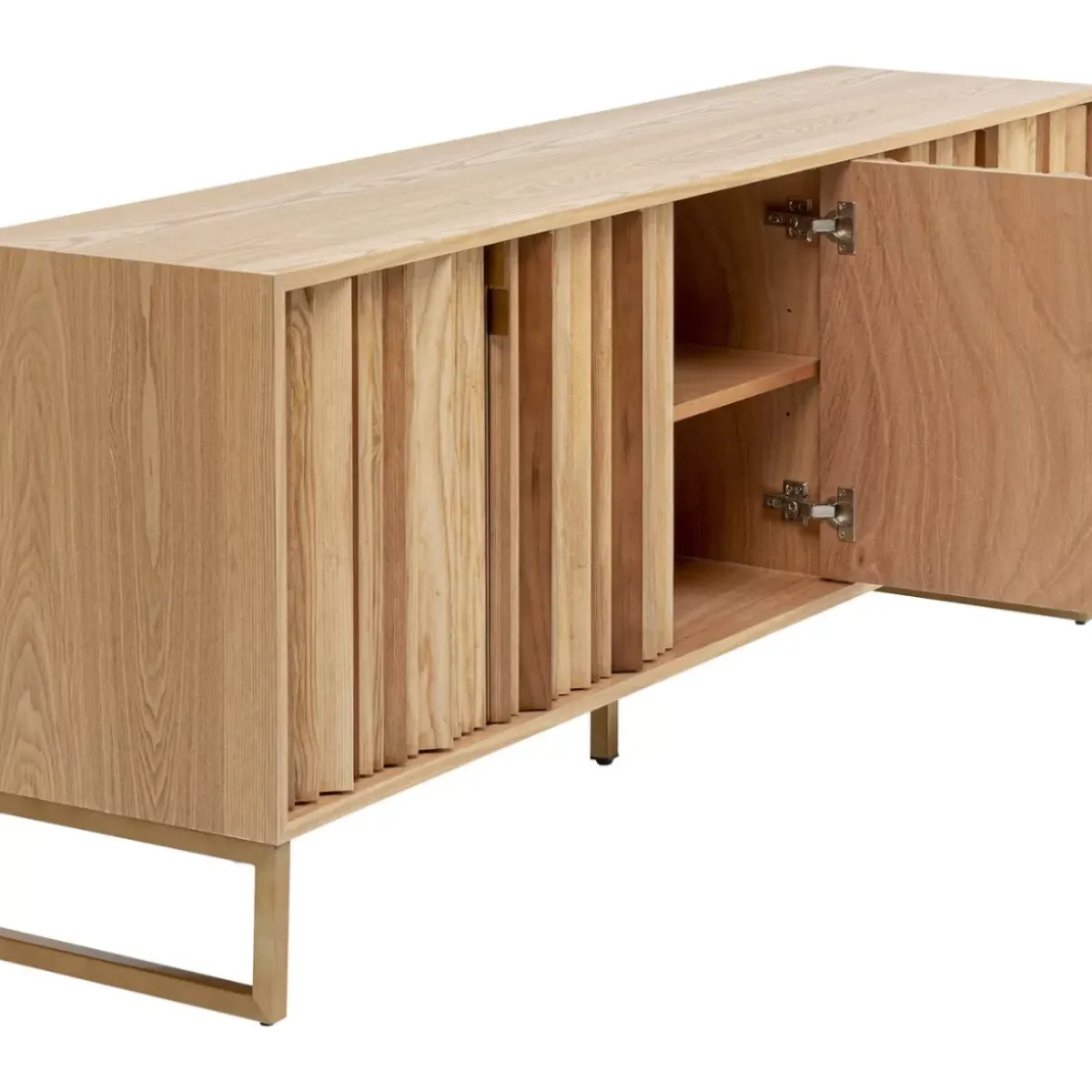 Sideboard Concertina Natur 186X74Cm Kommoden & Sideboards