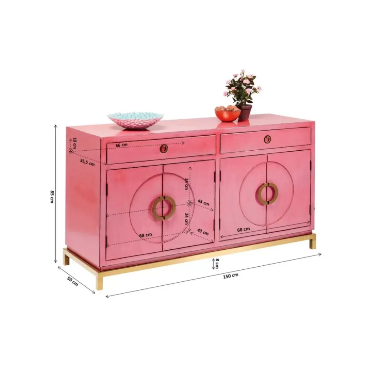 Sideboard Disk Pink Kommoden & Sideboards