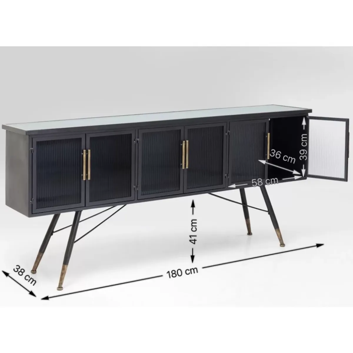 Hot Sideboard La Gomera 6 Turen Kommoden & Sideboards