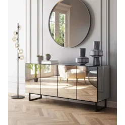 Best Sideboard Soran Schwarz 160X45Cm Kommoden & Sideboards