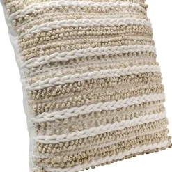 Sitzkissen Loop Knit Beige 60X60Cm Kissen