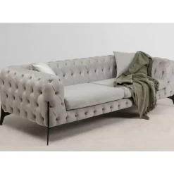 New Sofa Bellissima 3-Sitzer Beige 240Cm Sofas & Couches