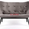 New Sofa Black Vicky 2-Sitzer Velvet Grau Sofas & Couches
