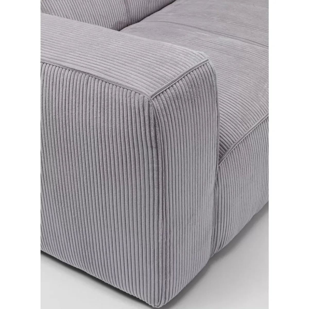 Outlet Sofa Cubetto 3-Sitzer Hellgrau 220Cm Sofas & Couches