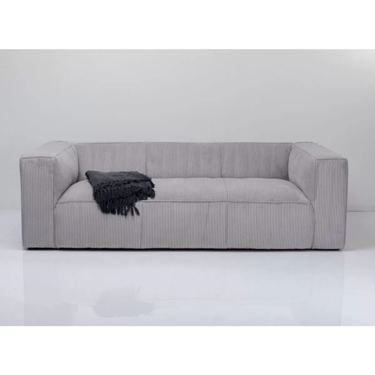 Outlet Sofa Cubetto 3-Sitzer Hellgrau 220Cm Sofas & Couches