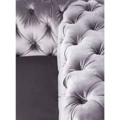 Discount Sofa Desire 3-Sitzer Silbergrau Sofas & Couches