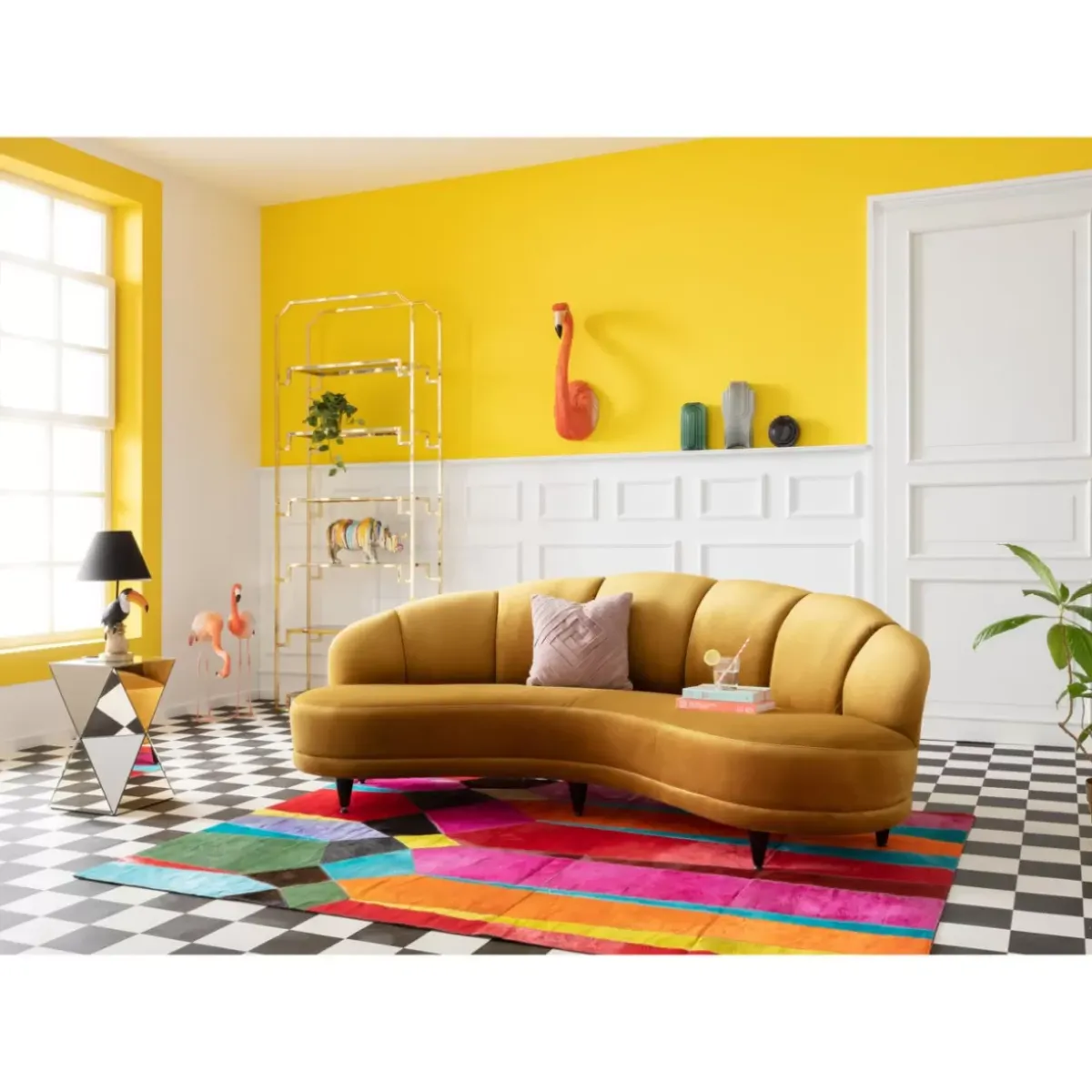 Online Sofa Dschinn 3-Sitzer Amber 233Cm Sofas & Couches