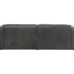Clearance Sofa Henry 3-Sitzer Leder Grau Sofas & Couches