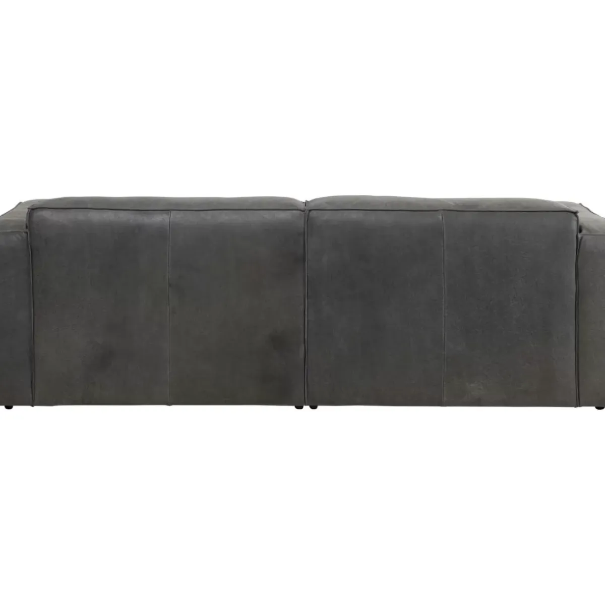 Clearance Sofa Henry 3-Sitzer Leder Grau Sofas & Couches
