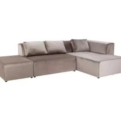 Best Sofa Infinity Velvet Taupe Rechts Sofas & Couches
