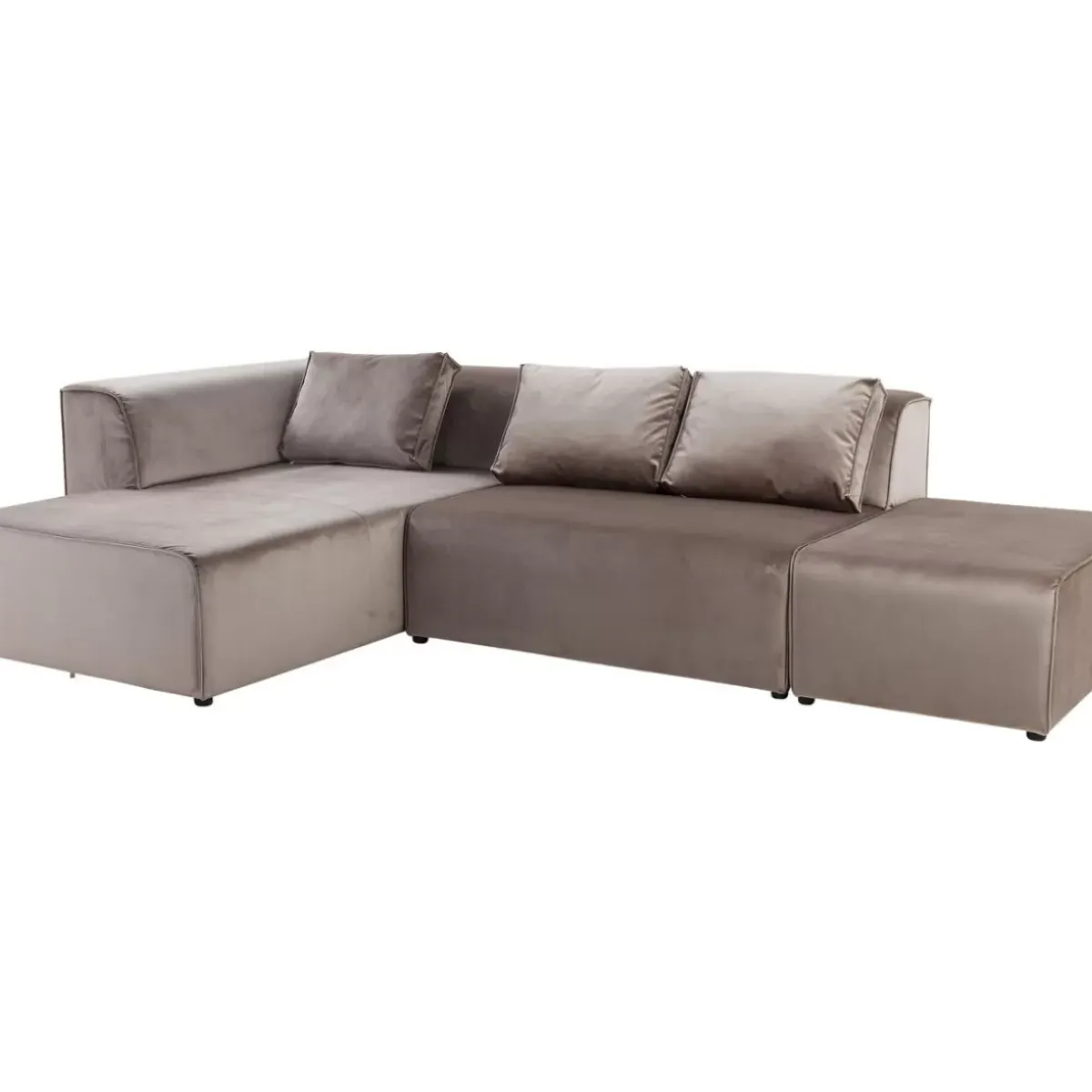 Clearance Sofa Infinity Velvet Taupe Links Sofas & Couches
