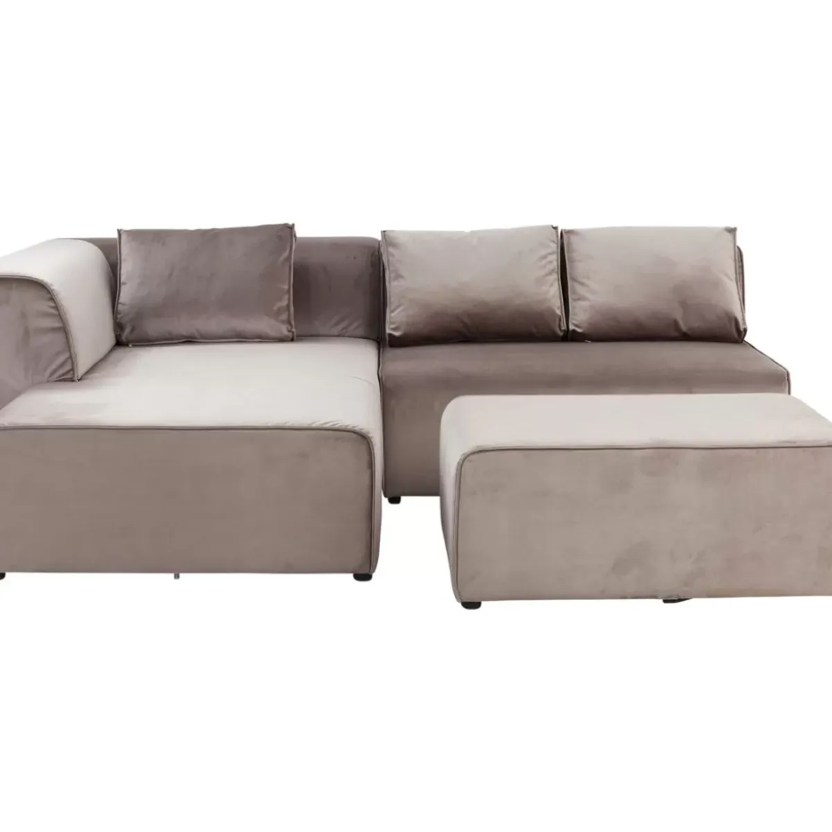 Clearance Sofa Infinity Velvet Taupe Links Sofas & Couches