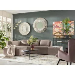 Clearance Sofa Infinity Velvet Taupe Links Sofas & Couches