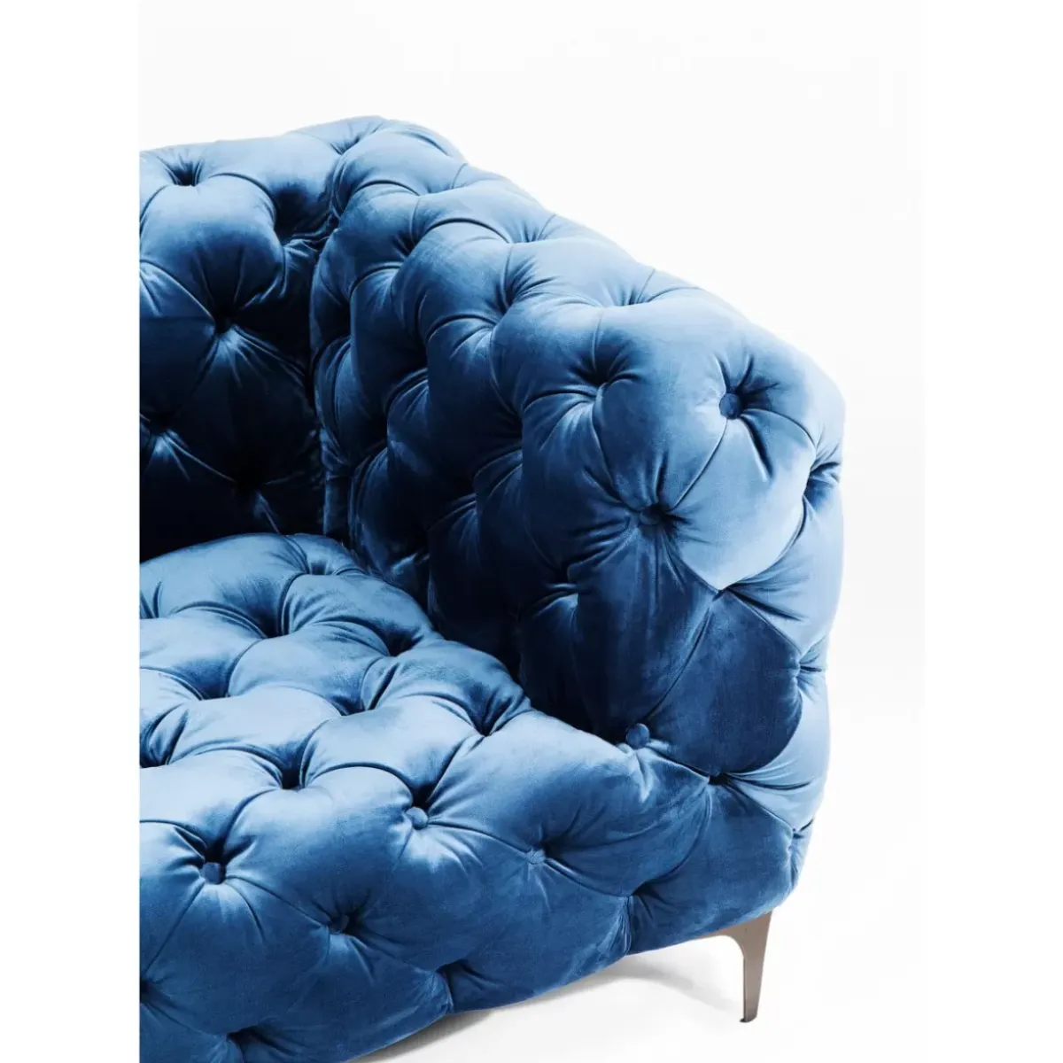 Sale Sofa Look 2-Sitzer Velvet Blau Sofas & Couches