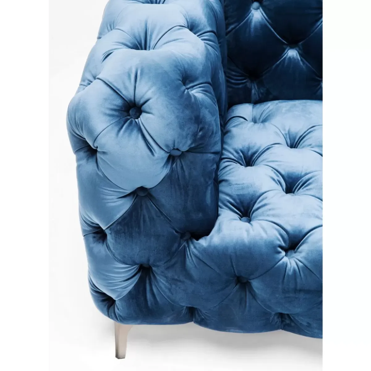 Sale Sofa Look 2-Sitzer Velvet Blau Sofas & Couches