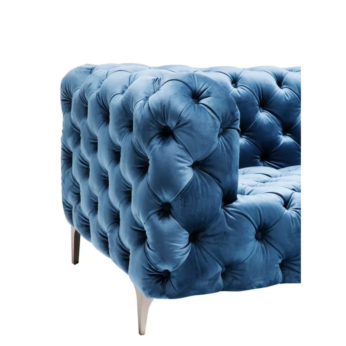 Sale Sofa Look 2-Sitzer Velvet Blau Sofas & Couches