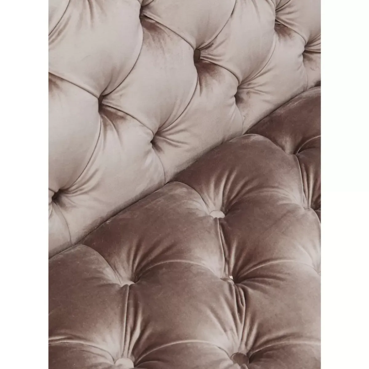 Clearance Sofa Look 3-Sitzer Velvet Grau Sofas & Couches