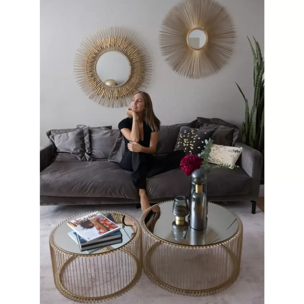 Online Sofa Lullaby 2-Sitzer Taupe Sofas & Couches