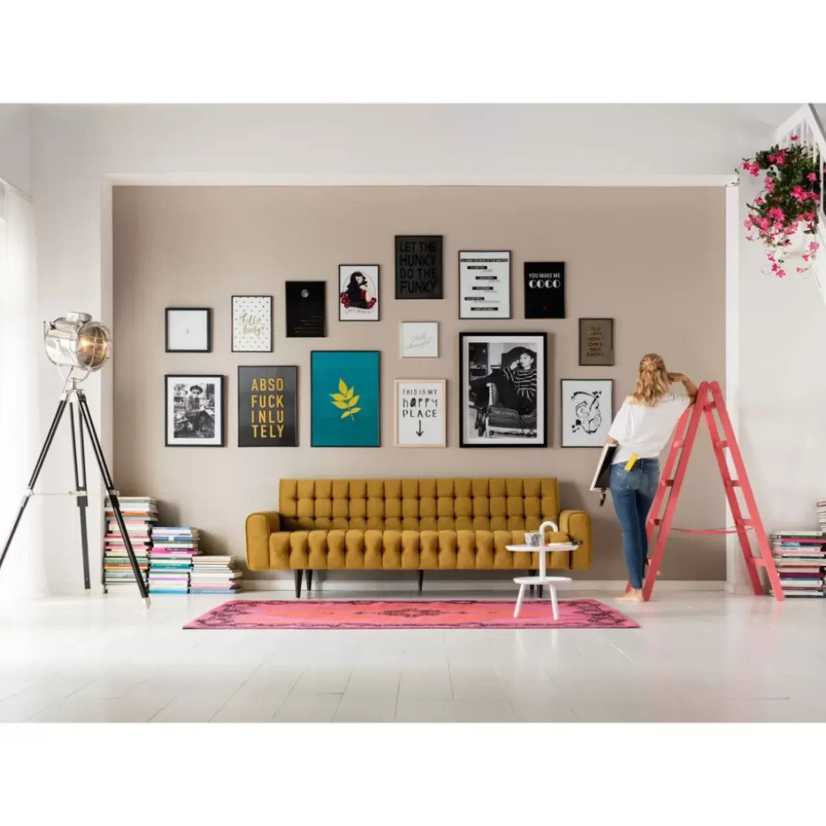 Discount Sofa Milchbar 3-Sitzer Velvet Honey Sofas & Couches