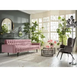 Online Sofa Milchbar 3-Sitzer Velvet Rose Sofas & Couches