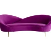 Outlet Sofa Night Fever 3-Sitzer Lila Sofas & Couches