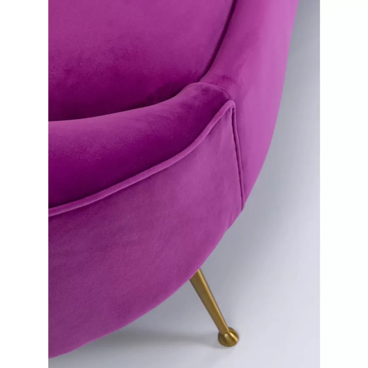 Outlet Sofa Night Fever 3-Sitzer Lila Sofas & Couches