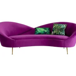Outlet Sofa Night Fever 3-Sitzer Lila Sofas & Couches