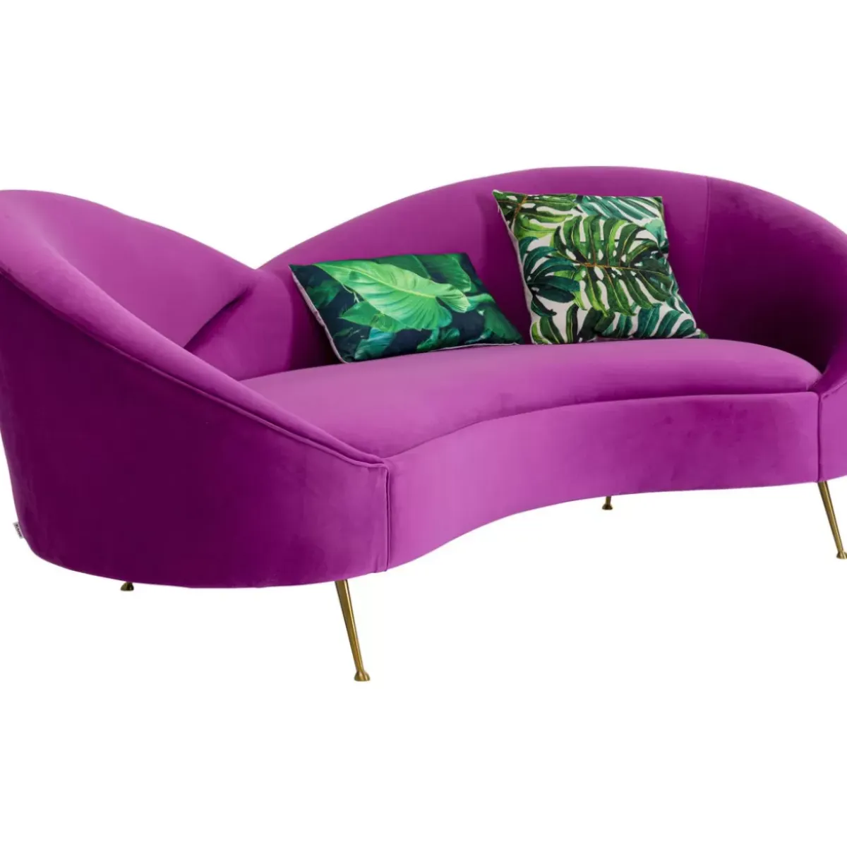 Outlet Sofa Night Fever 3-Sitzer Lila Sofas & Couches