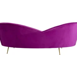Outlet Sofa Night Fever 3-Sitzer Lila Sofas & Couches