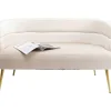 New Sofa Sandwich 2-Sitzer Creme 125Cm Sofas & Couches
