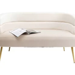 New Sofa Sandwich 2-Sitzer Creme 125Cm Sofas & Couches