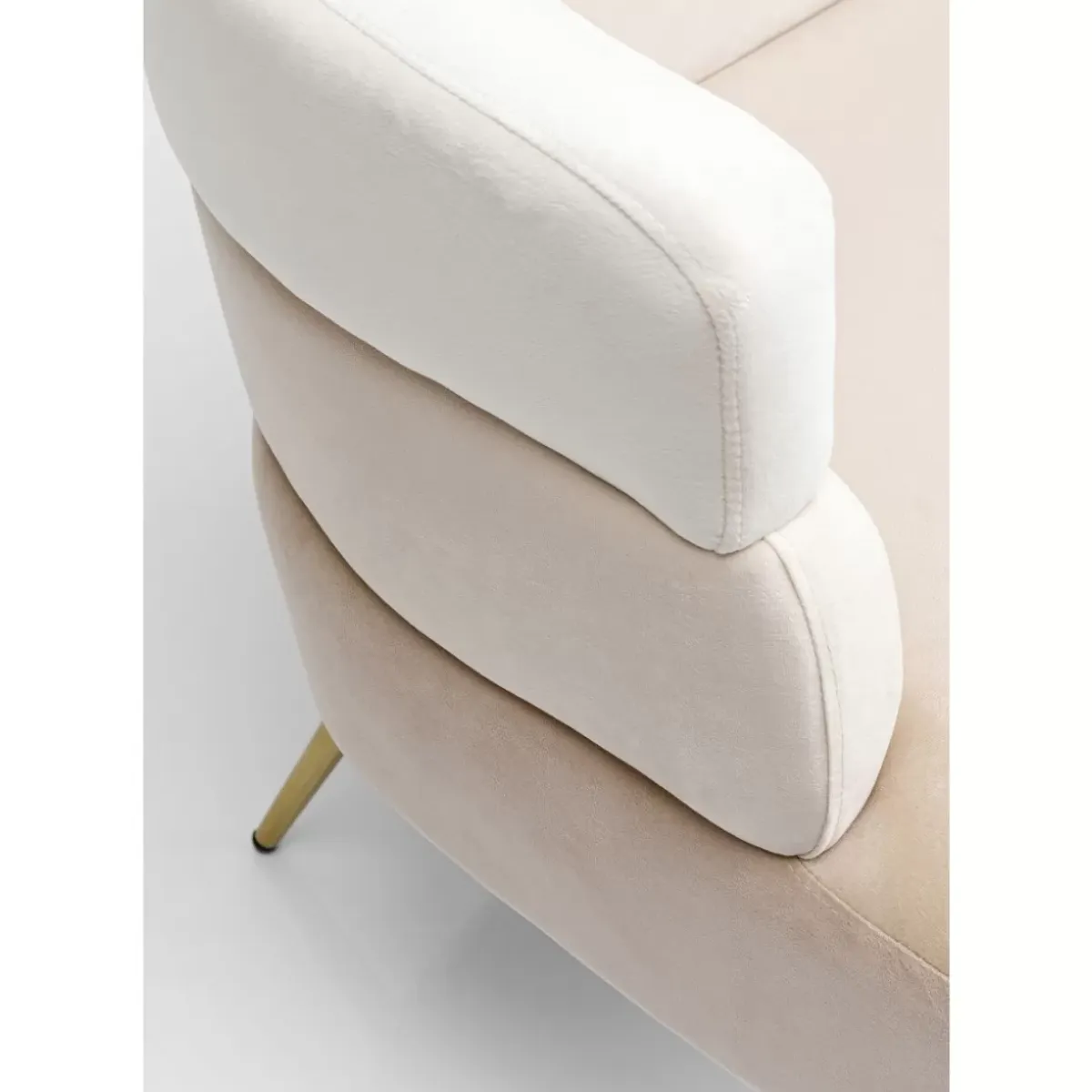 New Sofa Sandwich 2-Sitzer Creme 125Cm Sofas & Couches