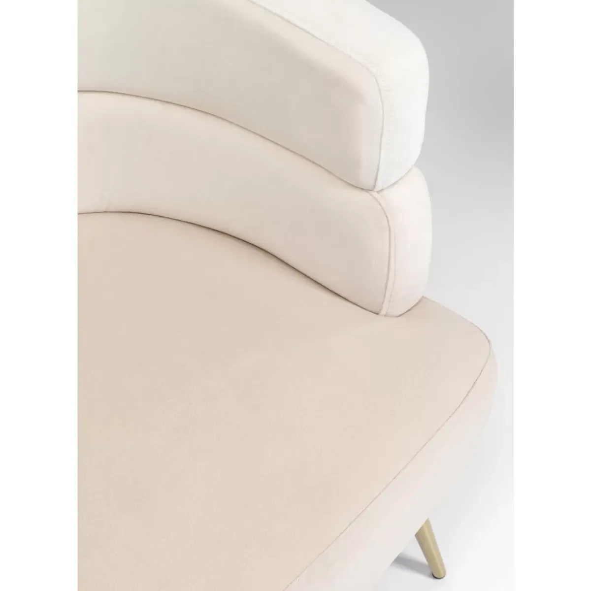 New Sofa Sandwich 2-Sitzer Creme 125Cm Sofas & Couches