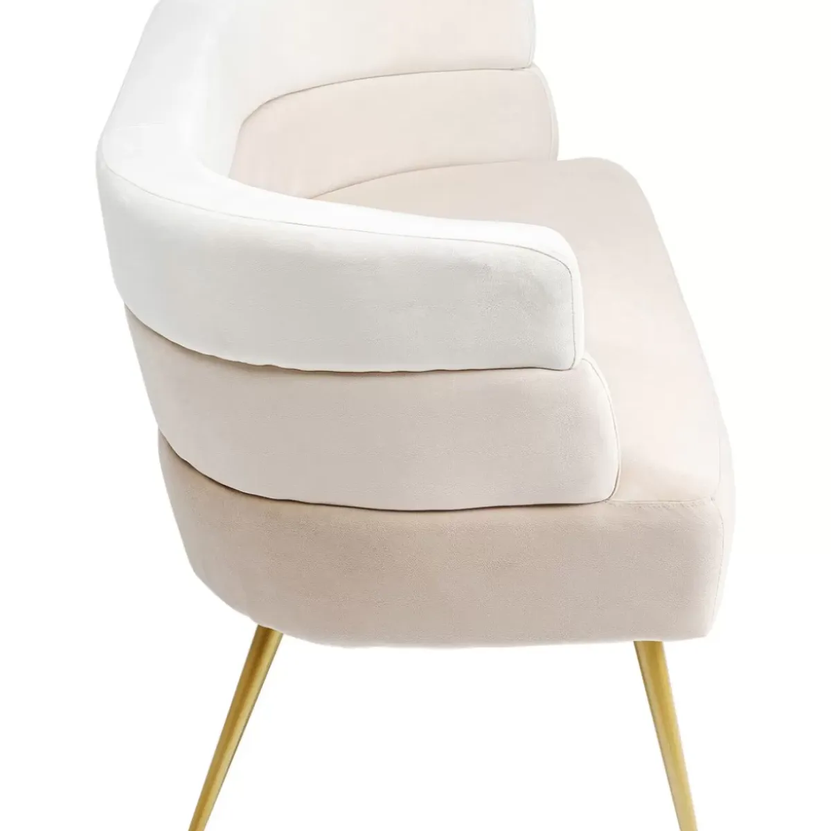 New Sofa Sandwich 2-Sitzer Creme 125Cm Sofas & Couches