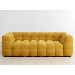 Discount Sofa 3-Sitzer Salamanca Gelb 240Cm Sofas & Couches