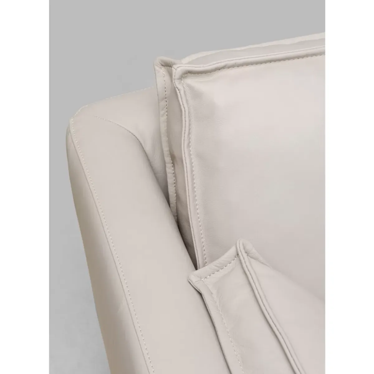 Sofa 3-Sitzer Victor Leder Grau 233Cm Sofas & Couches