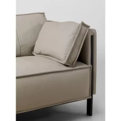 Sofa 3-Sitzer Victor Leder Grau 233Cm Sofas & Couches